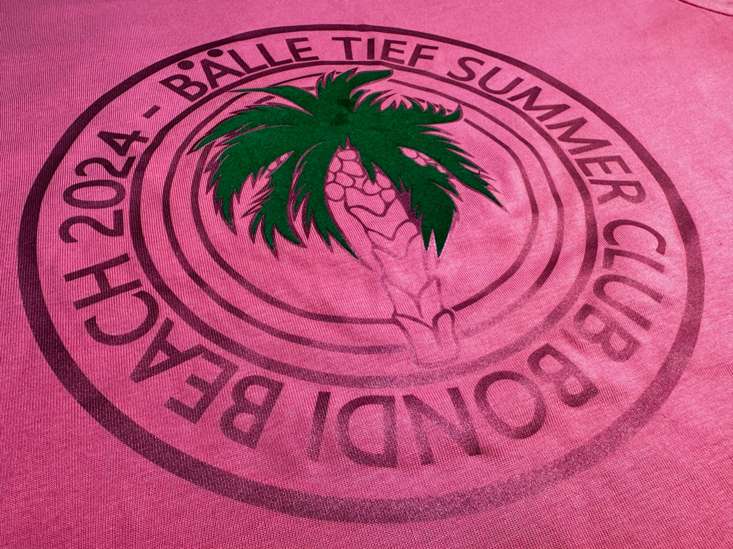 BÄLLE TIEF BONDI UNISEX TAORMINA PALM TREE T SHIRT PRE ORDER