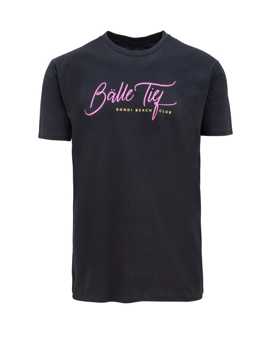 BÄLLE TIEF BONDI GENTLEMEN'S SCRIPT T SHIRT | LIMITED EDITION